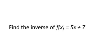 GENMATH one to one function.pptx. g11 humss | PPTX