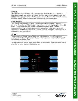 Genmega g1900-atm-owners-manual | PDF