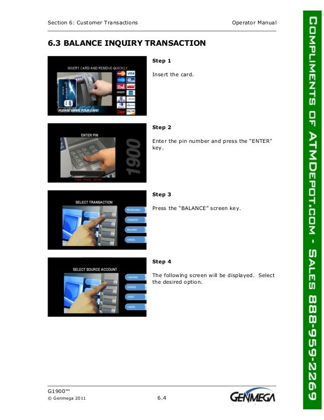 Genmega g1900-atm-owners-manual