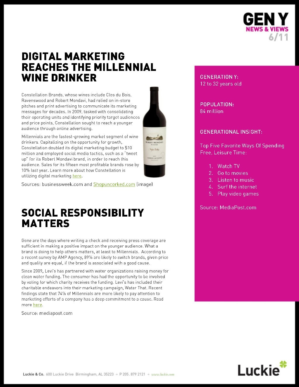 Generational News Views June 2011