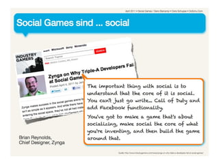 Social Games :: Session Geno-Barcamp 04.2011