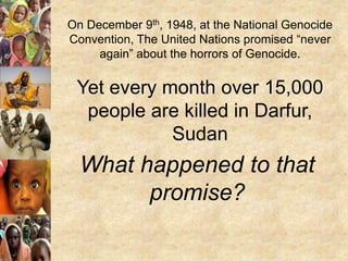 Genocide Crisis In Darfur