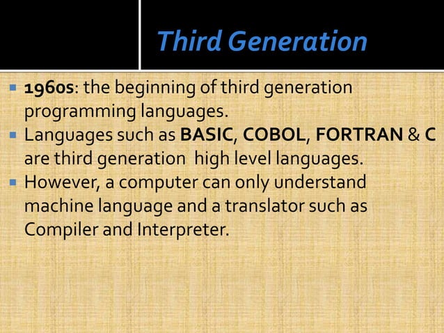 generation of programming language | PPTX