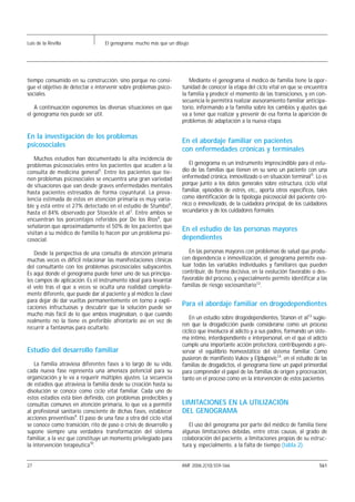 Luis de la Revilla                El genograma: mucho más que un dibujo




tiempo consumido en su construcción, sino porq...