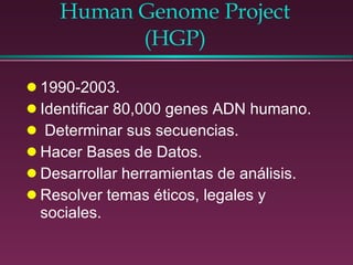 GENOMA HUMANO | PPT