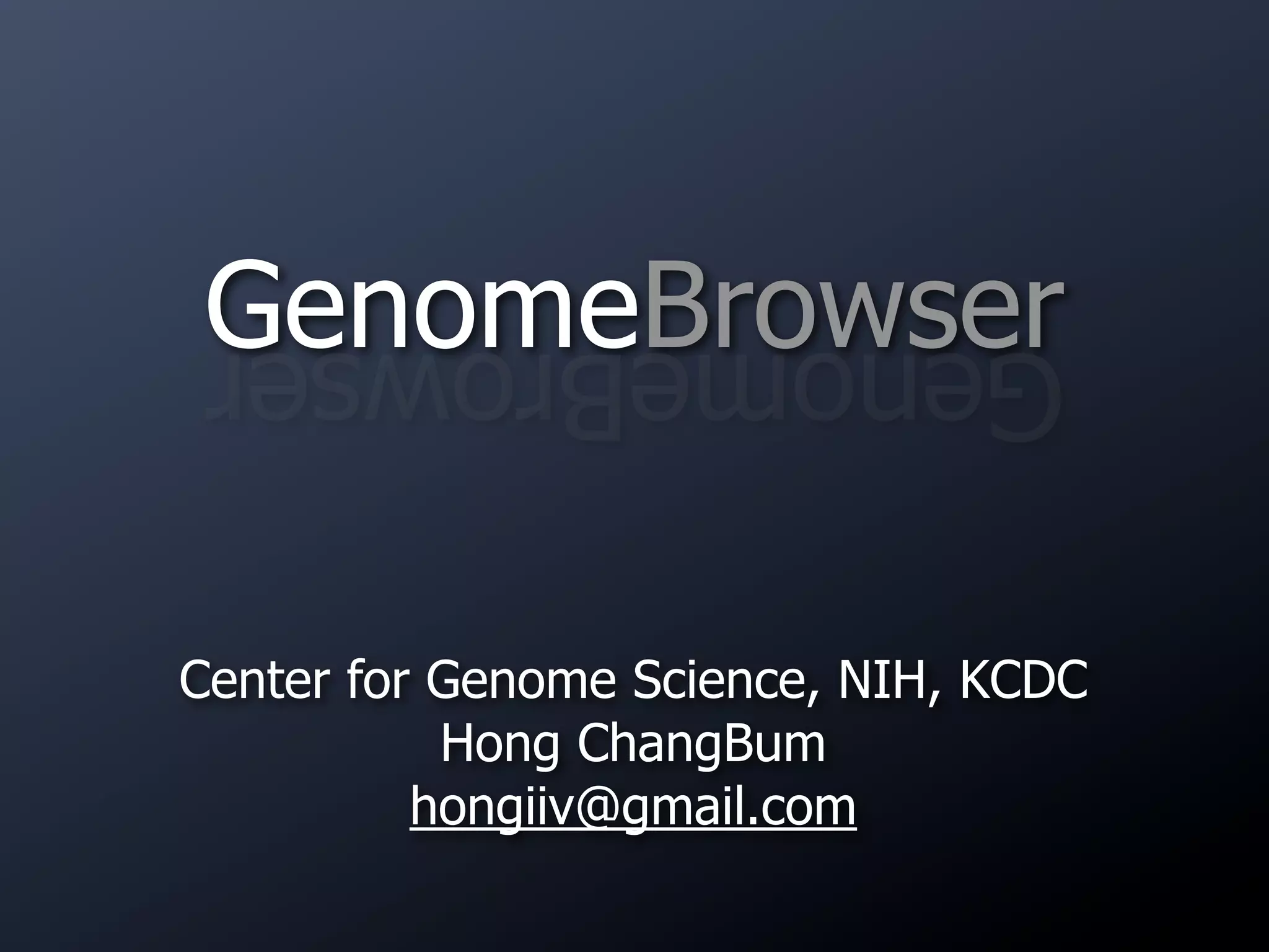 Genome Browser