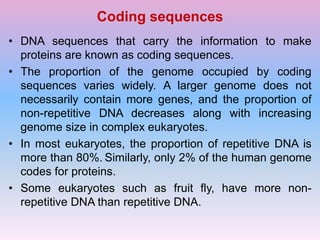 Genome concept, types, and function | PPTX