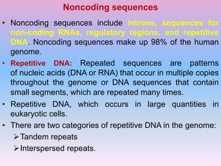 Genome concept, types, and function | PPTX