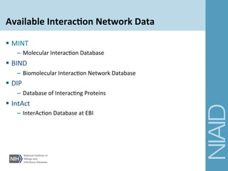 Genome scale-data as networks | PDF