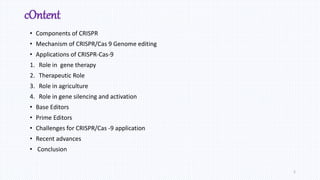 Genome Editing and CRISPR-Cas 9 by Maliha Rashid.pptx