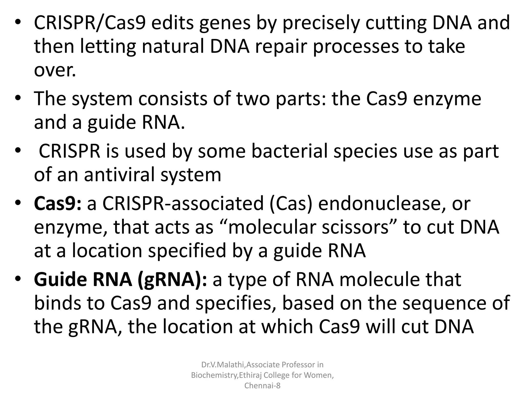 An overview of Genome editing using CRISPR - Cas 9.pdf