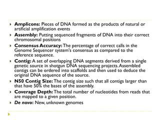 Genome sequencing, DNA sequencing method | PDF