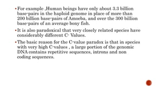 Genome size and complexity of eukaryotic genome.pptx