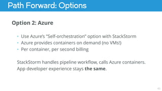 Genomic Computation at Scale with Serverless, StackStorm and Docker ...