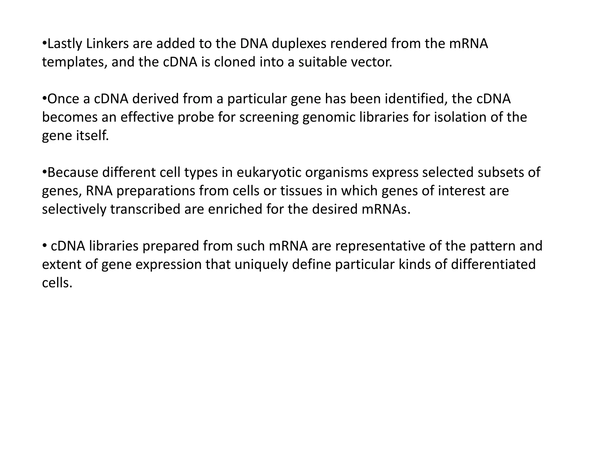 Genomic and c dna library | PPTX