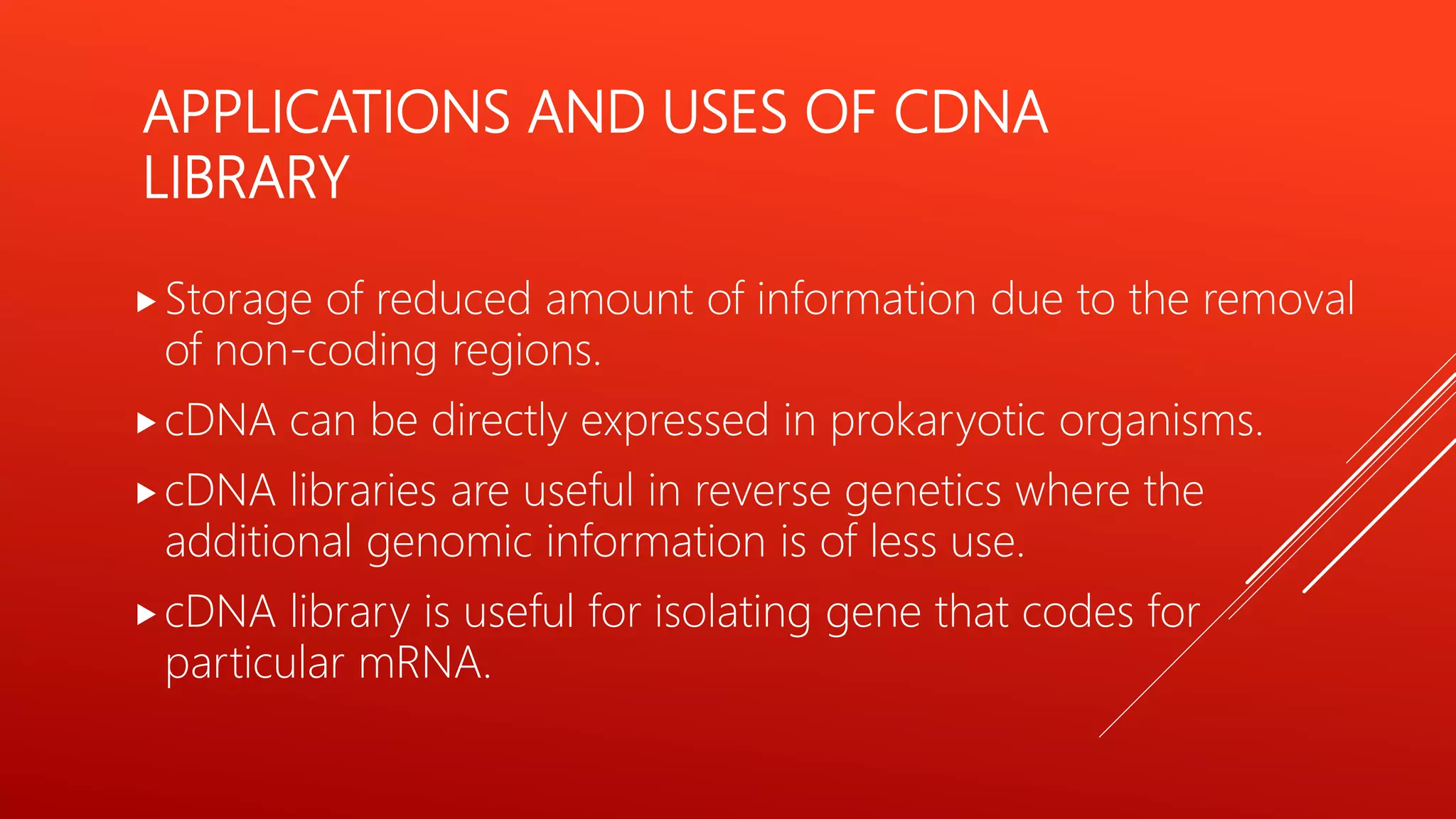 Genomic and c dna library by Kailash Sontakke | PPT