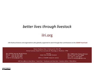 Genomic  selection in Livestock