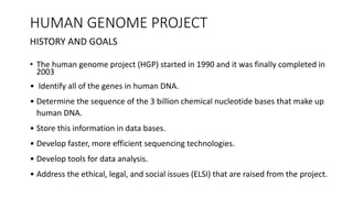 Genomics and Bioinformatics | PPTX