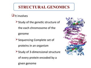genomics structural genomics functional genomics | PPTX
