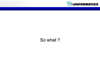 So what ?

 