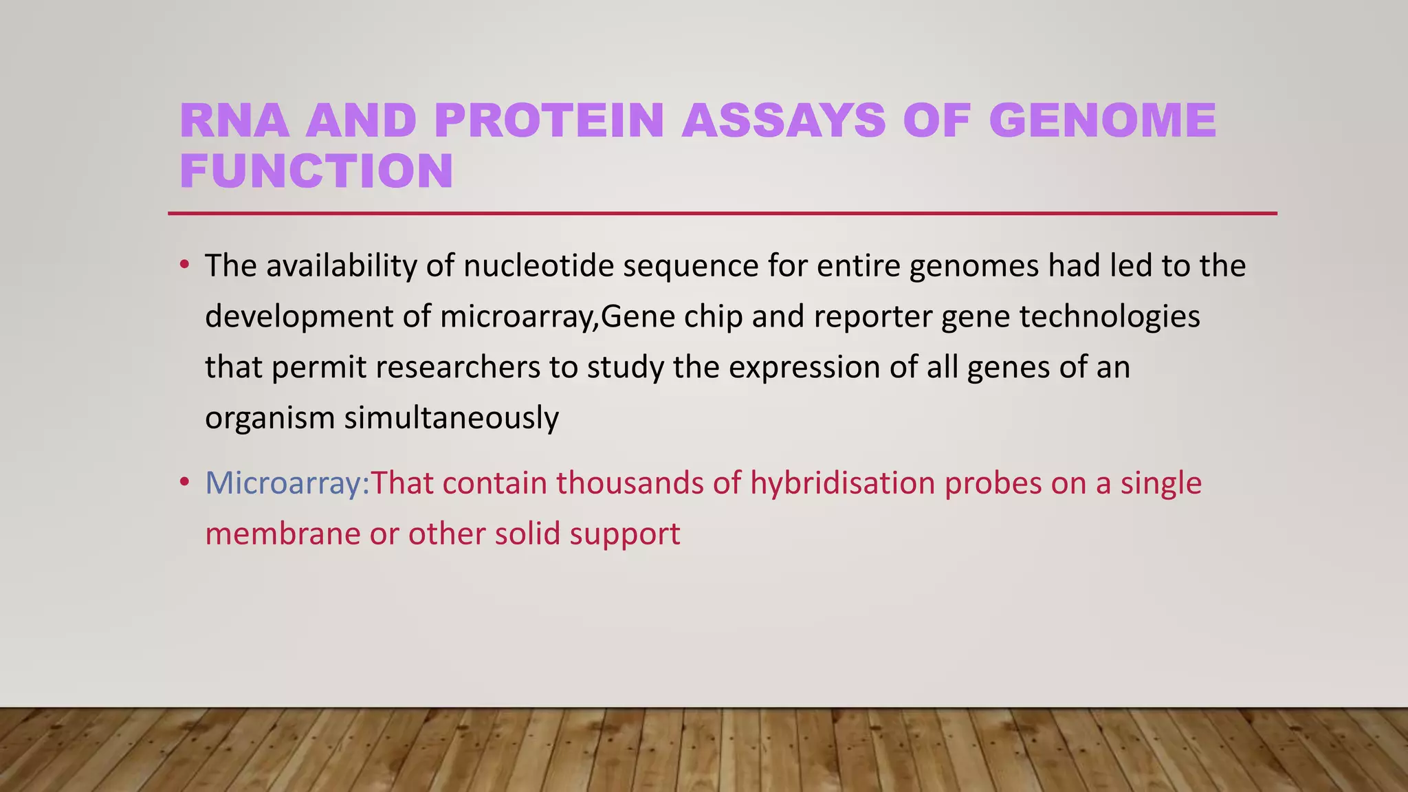 Genomics and proteomics ppt | PPTX