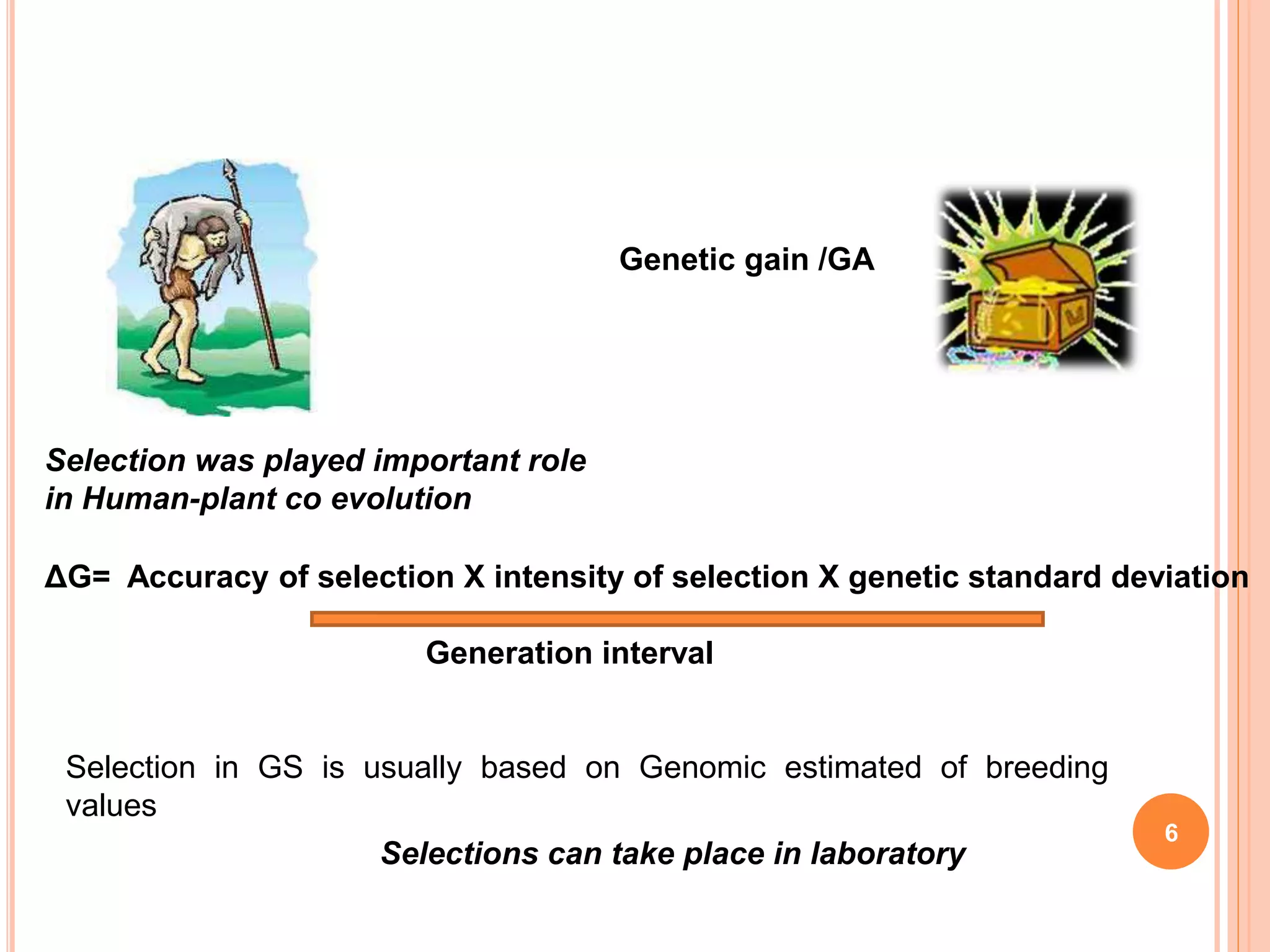 Genomic selection for crop improvement | PPTX