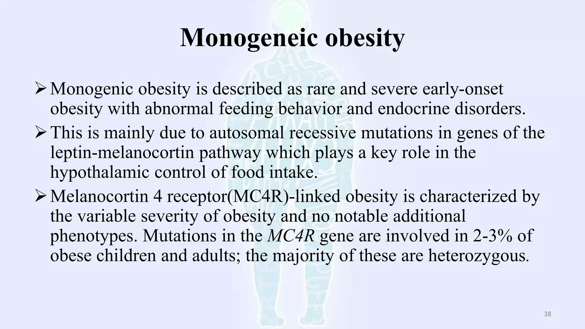 genetics and obesity | PPTX