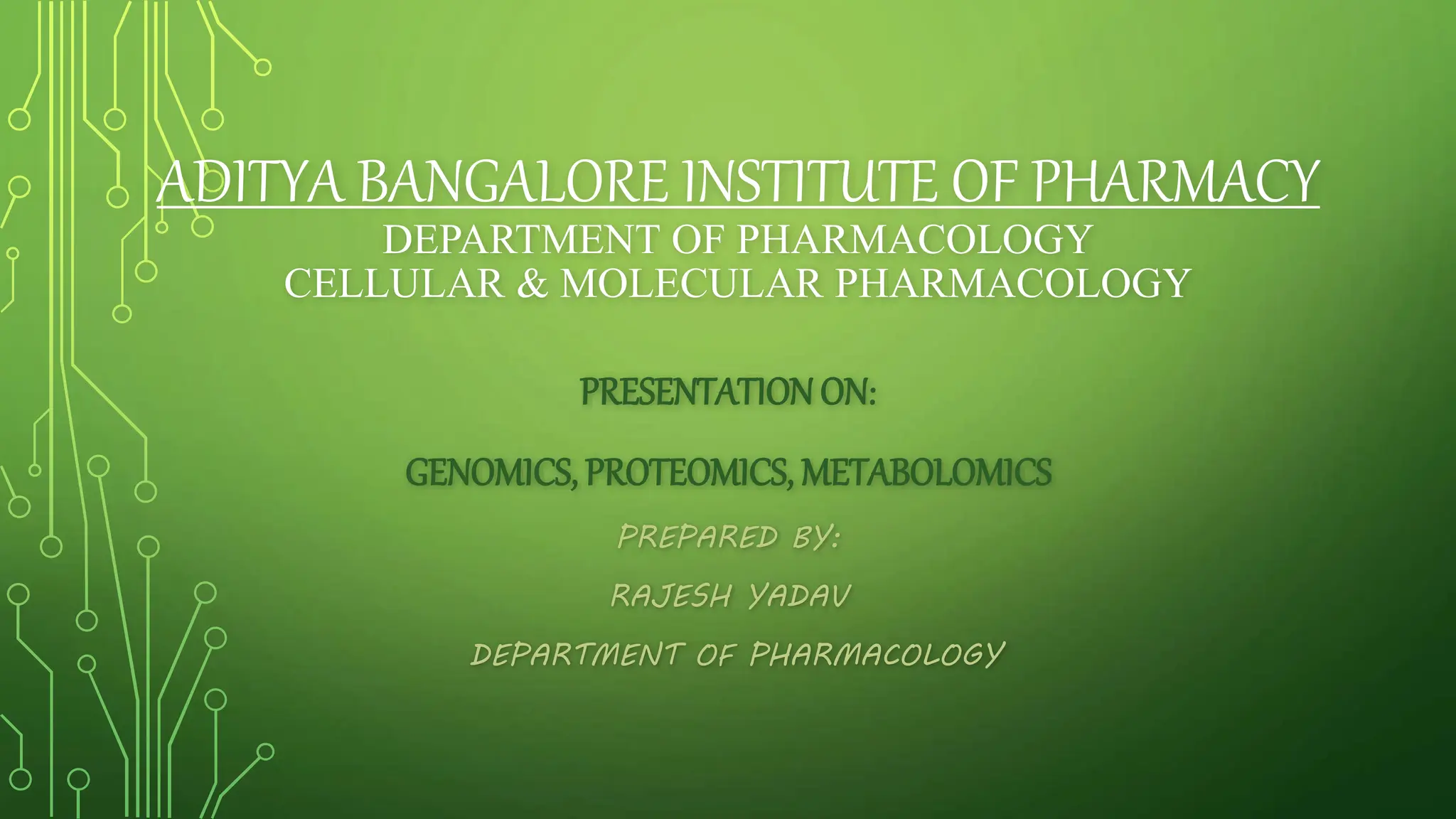genomics proteomics metbolomics.pptx | Genetics | Science