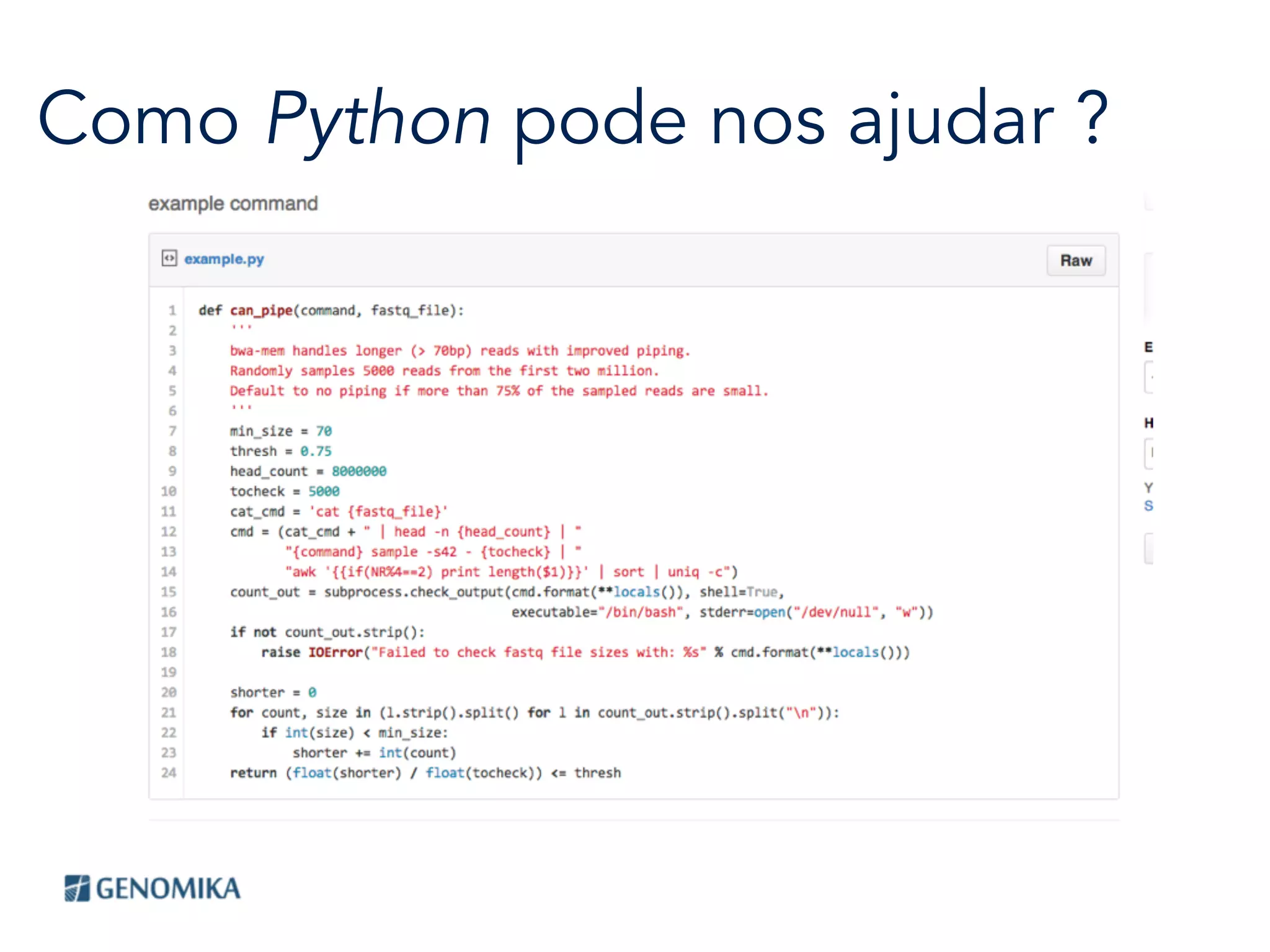 Como Python pode nos ajudar ?
 