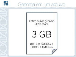 Genoma em um arquivo
 