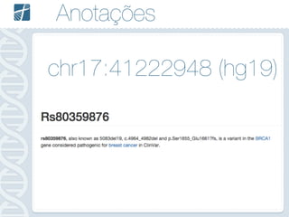 chr17:41222948 (hg19)
Anotações
 