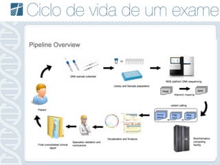 Ciclo de vida de um exame
 