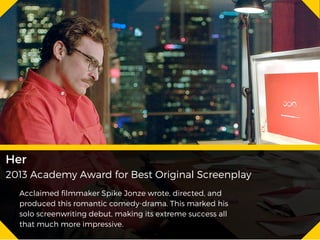 Ten Years of Best Screenplays - Geno Scala