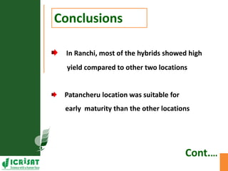 Genotype x Environment (GxE) interaction studies in hybrids and elite cultivars of pigeonpea