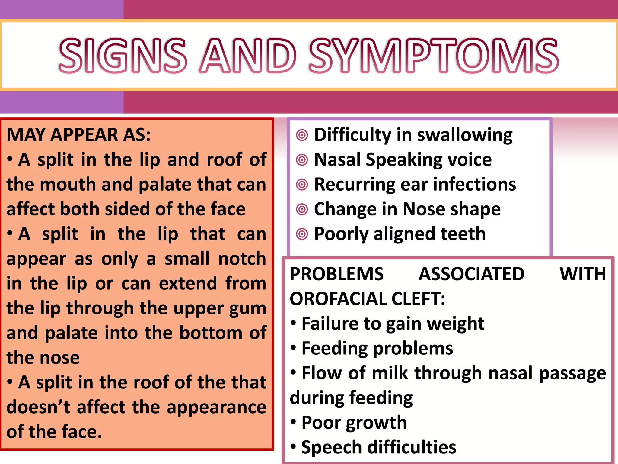 Cleft Palate | PPTX