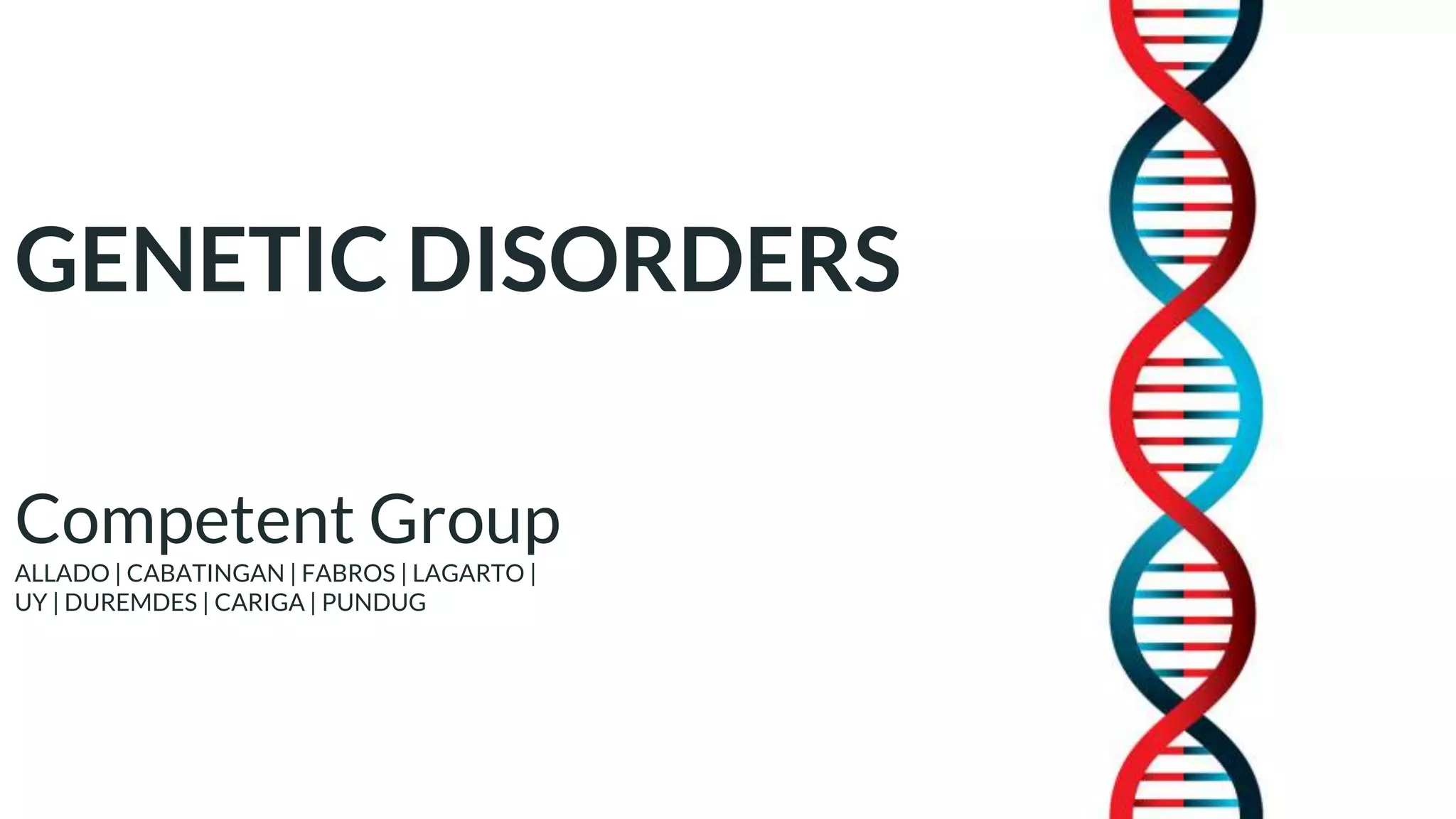 Disorders Pathology PPT