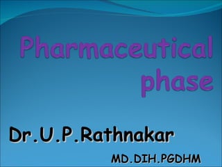 Dr.U.P.Rathnakar MD.DIH.PGDHM 