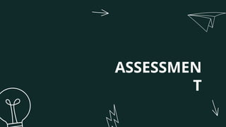 ASSESSMEN
T
 
