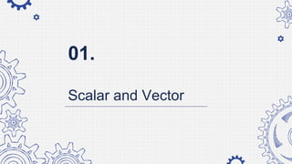 Scalar and Vector
01.
 