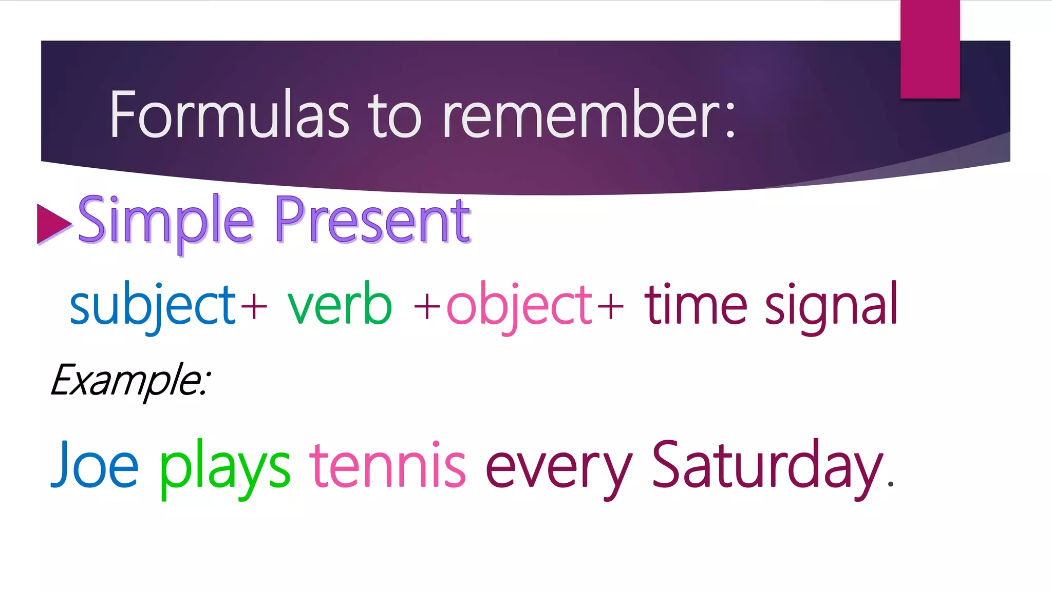 Simple Present VS Present Continuous Tense | PPTX