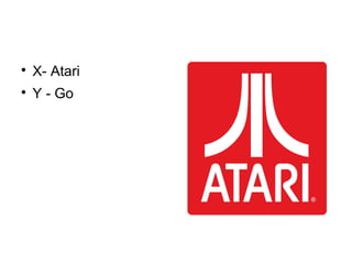 
X- Atari

Y - Go
 