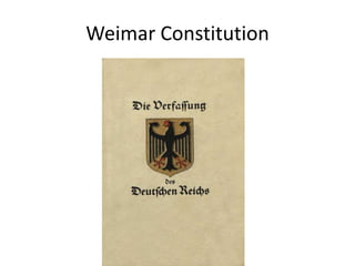 Weimar Constitution

 