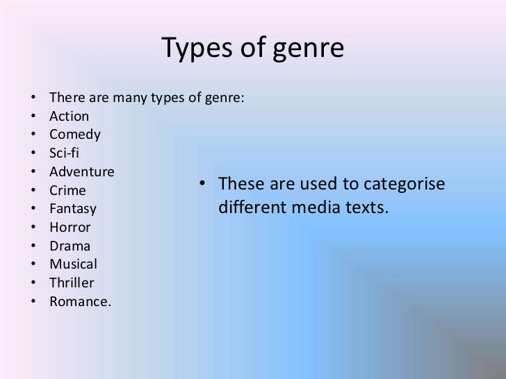 what are genres Genre Research what are genres Genre Research