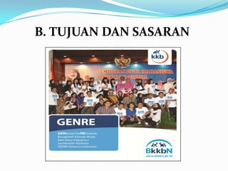 B. TUJUAN DAN SASARAN
 