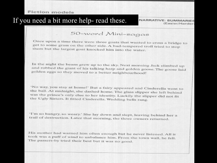 Genre Using Mini Sagas