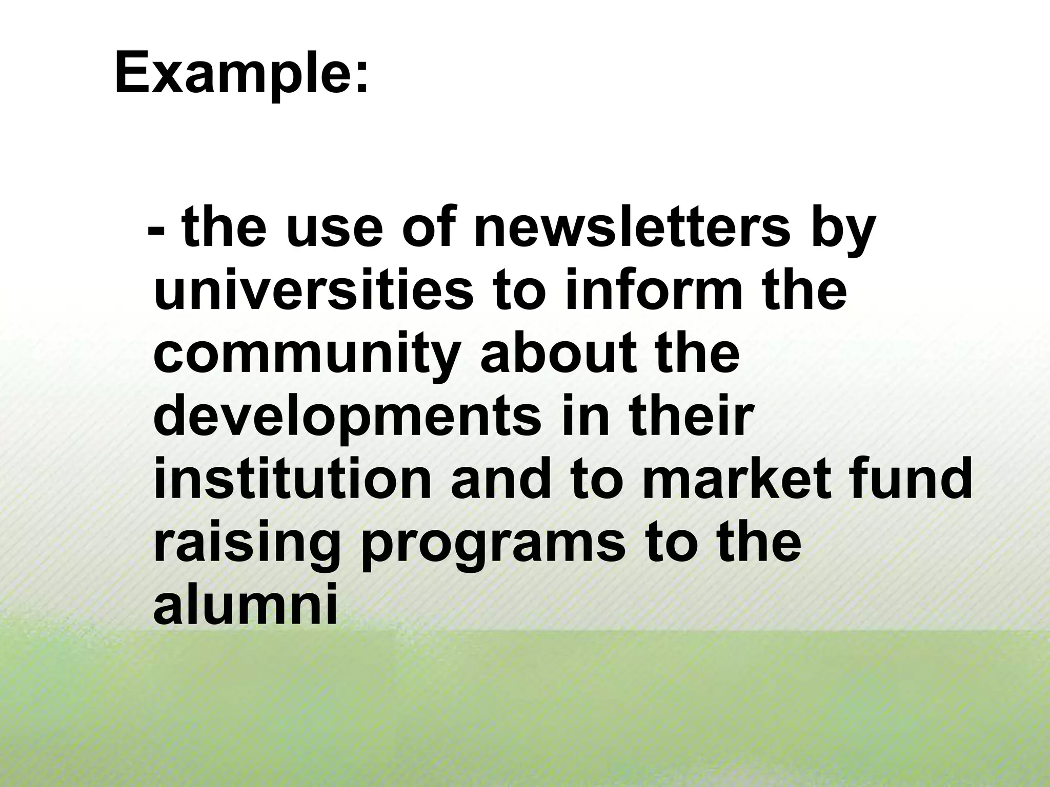 Promotional writing > sales letter, tourist brochureProfessional Genresare characterized by the following (Bhatia, 1999):Genre Integrity	This refers to genericcharacterthatmakesit acceptable to the members of a particulardiscoursecommunity. It meansthata particularcommunityunderstands the implicit and explicit  objectives of a genre. 