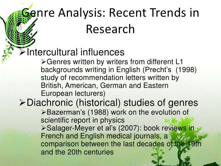 genre analysis