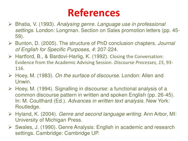 genre analysis