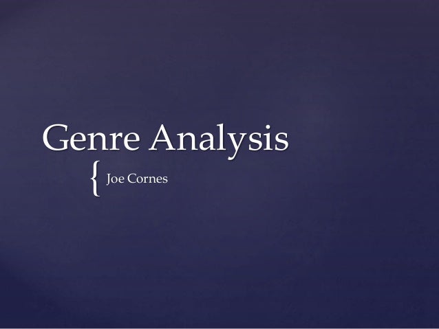 genre analysis