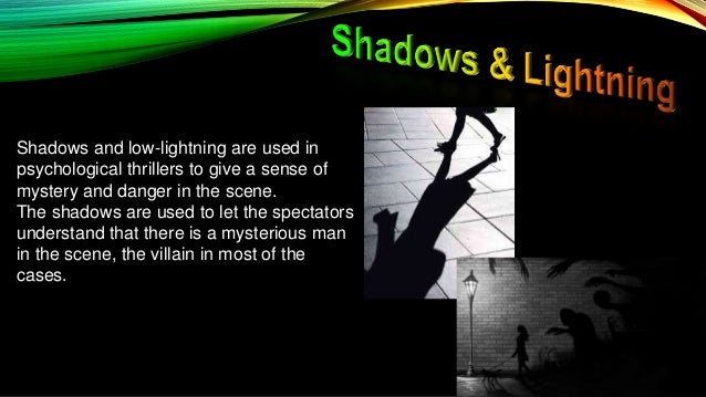 Psychological thriller genre picture